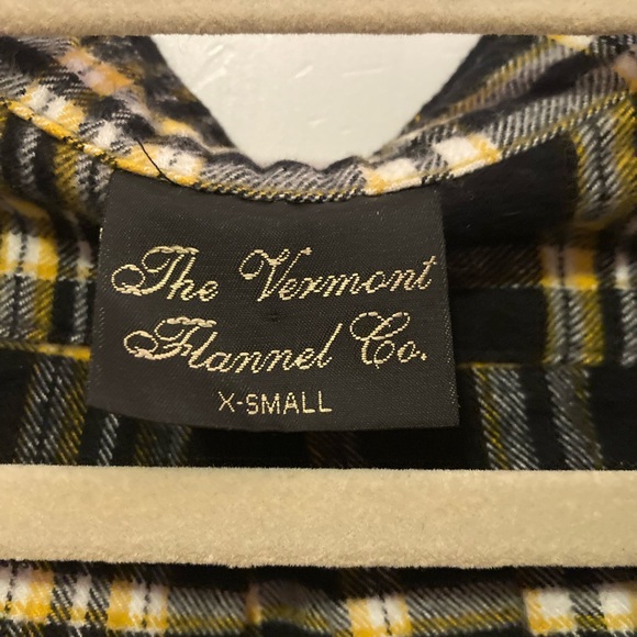 THE VERMONT FLANNET CO. FLANNEL. Size x-small - Picture 3 of 5